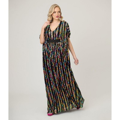 Unique Vintage Women's Burton Caftan Dress