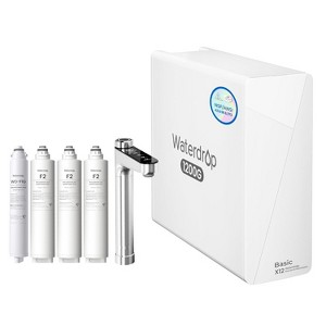 Waterdrop X12-Basic Undersink Reverse Osmosis System, NSF/ANSI 58 and 372 Certified, 1200 GPD,10-Stage,Extra 3 F2 Filter and 1 F1G Filter(1 Year) - 1 of 4