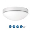 Progress Lighting Elevate 1-Light LED Flush Mount, Polished Chrome, Etched White Glass Shade - 2 of 4