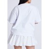 ELOQUII Women's Plus Size Embroidered Starfish Tee - 3 of 4