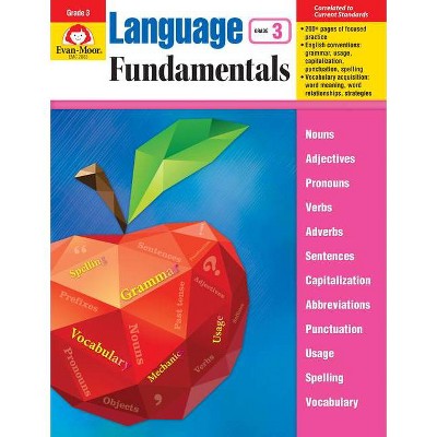 Language Fundamentals, Grade 3 - by  Evan-Moor Educational Publishers (Paperback)