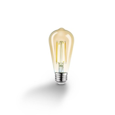 Smart 60W Amber Glass Tunable White Edison LED Bulb