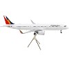 Airbus A321neo Commercial Aircraft White with Tail Graphics "Gemini 200" Series 1/200 Diecast Model Airplane by GeminiJets - 3 of 3