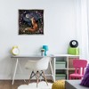 Stupell Industries Woodland Fox Night Forest Black Floater Framed Canvas Wall Art - 2 of 4