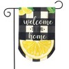 Briarwood Lane Welcome To Our Home Summer Burlap Garden Flag Lemons Double-Sided 18" x 12.5" - 2 of 4