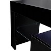 CAVINAS TV Stand for TVs up to 55 Inch,Entertainment Center with LED Lights,Open Shelves,TV Console Stands for Living Room - 4 of 4