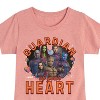 Girls' - Marvel - Guardian Of Your Heart Valentine Fitted Short Sleeve Graphic T-Shirt - 2 of 4