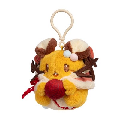 Pokemon Center Dedenne Pokemon Holiday Plush Key Chain