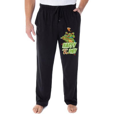 Teenage Mutant Ninja Turtle Men's 4 Character Panel Loungewear Pajama Pants  