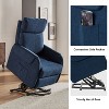 Set of 2 Miriam Upholstered Lift Assist Power Recliner Chair for Elderly| ART OF LIVING DESIGNS - 3 of 4