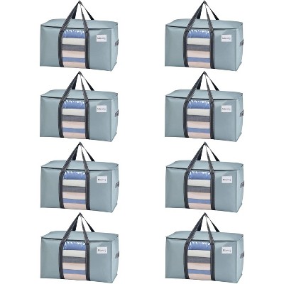 4/6/8 Pack Moving Bags, Moving Supplies, Moving Boxes, College Packing Storage Boxes Lids Alternative, Heavy Duty Totes