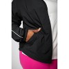 Women's Packable Mock Neck Running Jacket - mono b - 4 of 4