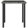 vidaXL Garden Dining Table Grey - 2 of 4