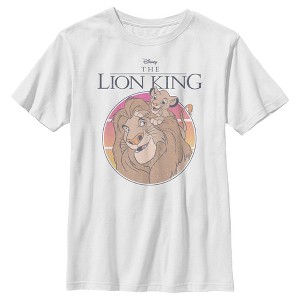 Boy's Lion King Mufasa and Young Simba T-Shirt - 1 of 4