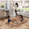 Area Rugs: Washable Non-Slip Vintage Boho Carpet, Soft Low Pile Foldable Stain Resistant Rug for Living Room, Bedroom, Home, Dining Room - 2 of 4