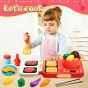 Skirfy 46 Pcs Kids Kitchen Accessories Playset with Light and Sound, Play Pots and Pans, Cooking Utensils, Kitchen Toys for Girls and Boys - 4 of 4