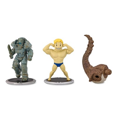 Toynk Fallout Raider and Vault Boy (Strong) Mini Figure Set (Build-a-Figure Deathclaw)