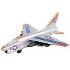 LTV A-7 Corsair II Attack Aircraft Silver Metallic "United States Air Force" w/Runway Section Diecast Model Airplane by Runway24 - 4 of 4