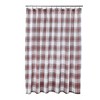 Kate Aurora Tis The Season Christmas Plaid 100% Cotton Shower Curtain - Standard Size - 2 of 4