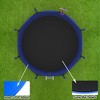 HFYee 8/10/12/14/10*16FT Backyard Trampoline Basketball Kit with Bonus Balls & Safety Enclosure for Ages 8+, Blue - 3 of 4
