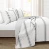 Farmhouse Striped Reversible Quilt Bedding Set - Lush Décor - 2 of 4