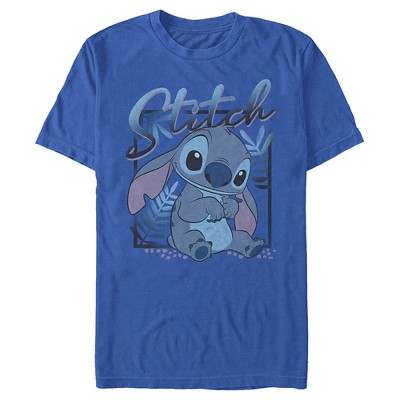 Men's Lilo & Stitch Distressed Poster Stitch T-shirt : Target