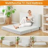 Sale! 6 Inch Tri-fold Mattress, Extra Large Folding Memory Foam Bed, Portable Floor Mattress with Washable Cover for Family & Guests - 2 of 4