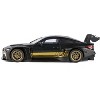 BMW M4 GT3 Matt Black with Gold Stripes "Midnight Eclipse" Series 1/24 Diecast Model Car by Motormax - 2 of 4