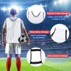 Unique Bargains Quick Drying Athletic Soccer Jersey Training Vests 6 Pcs - 3 of 4