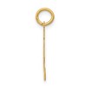 Black Bow Jewelry 14k Yellow Gold, Jersey Collection, Small Number 91 Pendant - 2 of 4