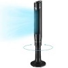 Optimus 59 Inch 360 Degree Oscillation Pedestal Tower Fan in Black with Remote - 3 of 3