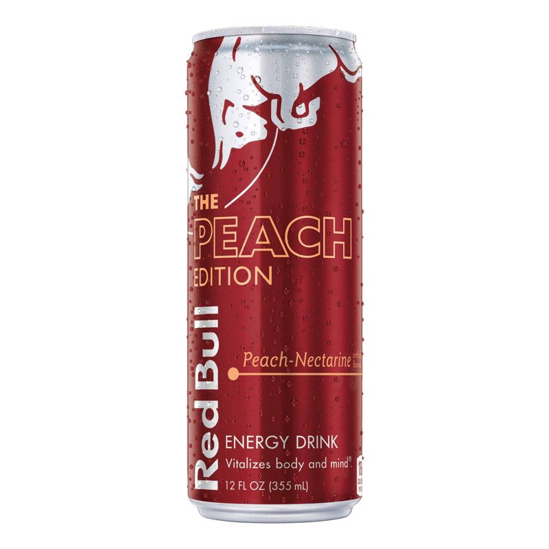 Red Bull Peach Energy Drink - 12 fl oz Can, 1 of 6