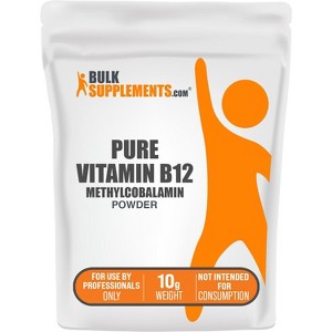 BulkSupplements Vitamin B12 (Pure Methylcobalamin) Powder - 1 of 4