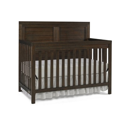 Ti Amo Castello 4-in-1 Standard Full-Sized Convertible Crib - Brown