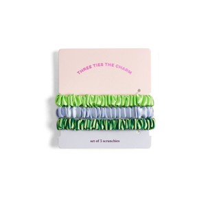 TwelveNYC Scrunchies Set of 3 - Blue/Green - 1 of 2