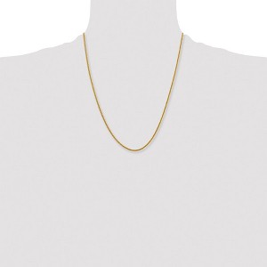 Chisel Stainless Steel Polished Yellow IP-plated 2.2mm 22" Cyclone Chain Necklace - 1 of 4