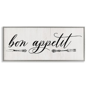 Stupell Industries Bon Appetit Vintage Cutlery Framed Giclee Art - 1 of 4