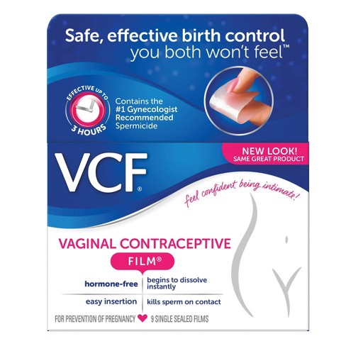 VCF Contraceptive Films - 9ct - image 1 of 4