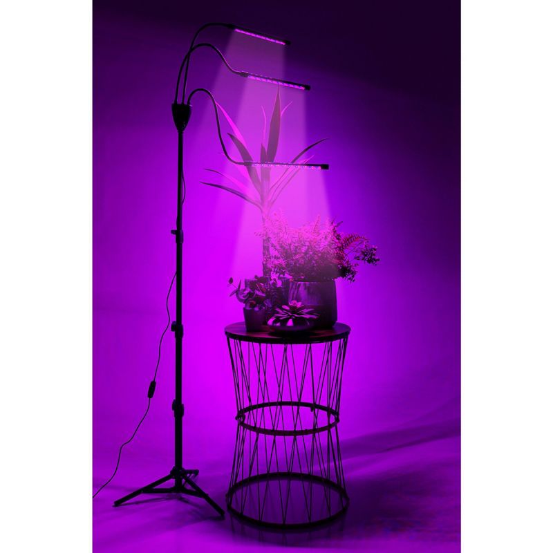 Mindful Design Adjustable Floor/Table LED Grow Light with 3 Light Modes and 10 Light Settings, 3 of 6
