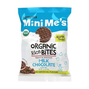 Woodstock Organic Milk Chocolate Rice Bites Case of 8 - 2.1 OZ - 1 of 2
