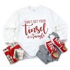 Simply Sage Market Women's Graphic Sweatshirt Don't Get Your Tinsel In A Tangle - 3 of 4