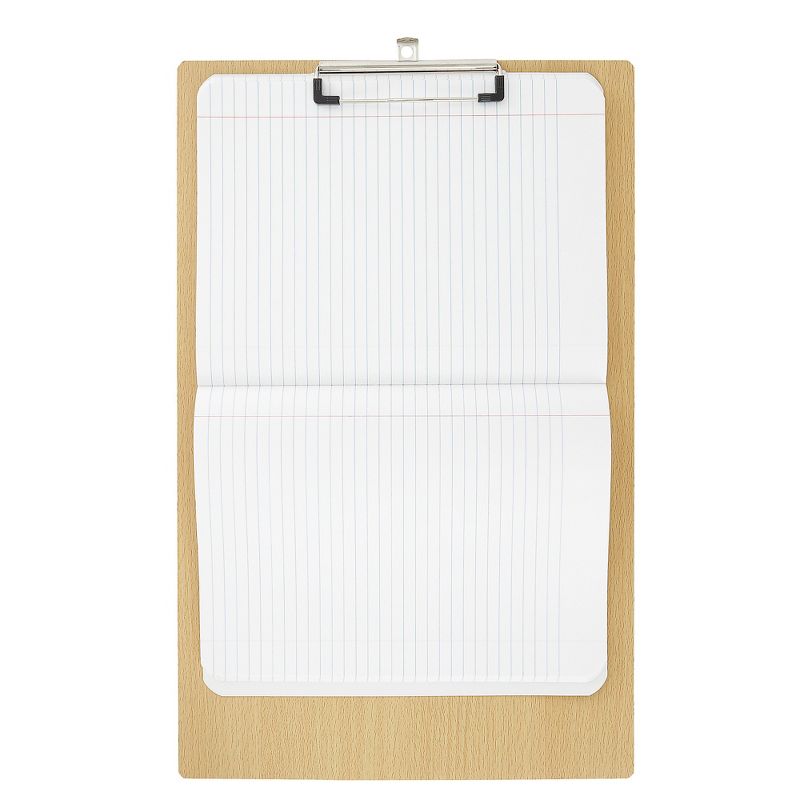 Juvale Extra Large 11x17 Clipboard with Low-Profile Clip, Wooden Vertical Clip Board, 5 of 9
