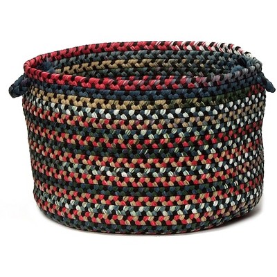 Colonial Mills Chestnut Knoll Utility Basket, 18 by 12-Inch, Black Satin
