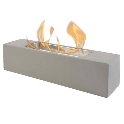 Pure Garden 5" Tabletop Fire Pit Gray
