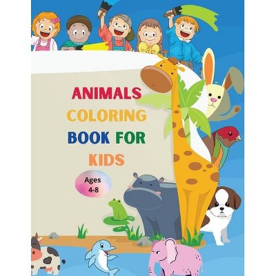 Animals coloring book for kids - by  Urtimud Uigres (Paperback)