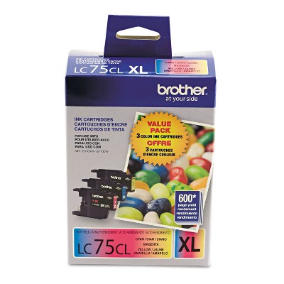 Brother LC753PKS Innobella High-Yield Ink Cyan/Magenta/Yellow 3/PK