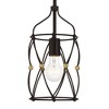 Crystorama Lighting Zucca 1 - Light Pendant in  English Bronze/Antique Gold - 3 of 3