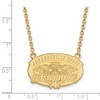 Black Bow Jewelry 10k Yellow Gold Jacksonville State Gamecocks NCAA Necklace 18 Inch - 2 of 4