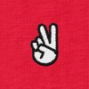 Dalix Peace Sign Embroidered Lightweight Relaxed Jersey Tee Summer Cute Positive Womens - 2 of 4