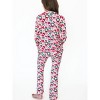 RuffleButts SoftSnooze Women's Ruffle Flare Pajama Set - 3 of 4